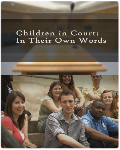 These images are from a training video produced to show the importance of involving children in hearings about foster care. The Children’s Court Improvement Program and the state Department of Children and Families worked with the UW-Madison Division of Information Technology to produce the video.