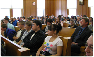 Law Day in Washburn packed the courtroom with local high school students who learned about the anatomy of a trial. 