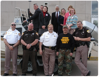 The Jefferson County Law Day Committee poses with a few of the local attorneys and Sheriff&rsquo;s Department employees who helped organize one of the state&rsquo;s biggest Law Day celebrations. Photo credit: Daily Jefferson County Union, Ryan Whisner