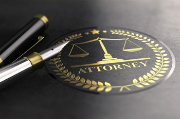 attorney folio and pen
