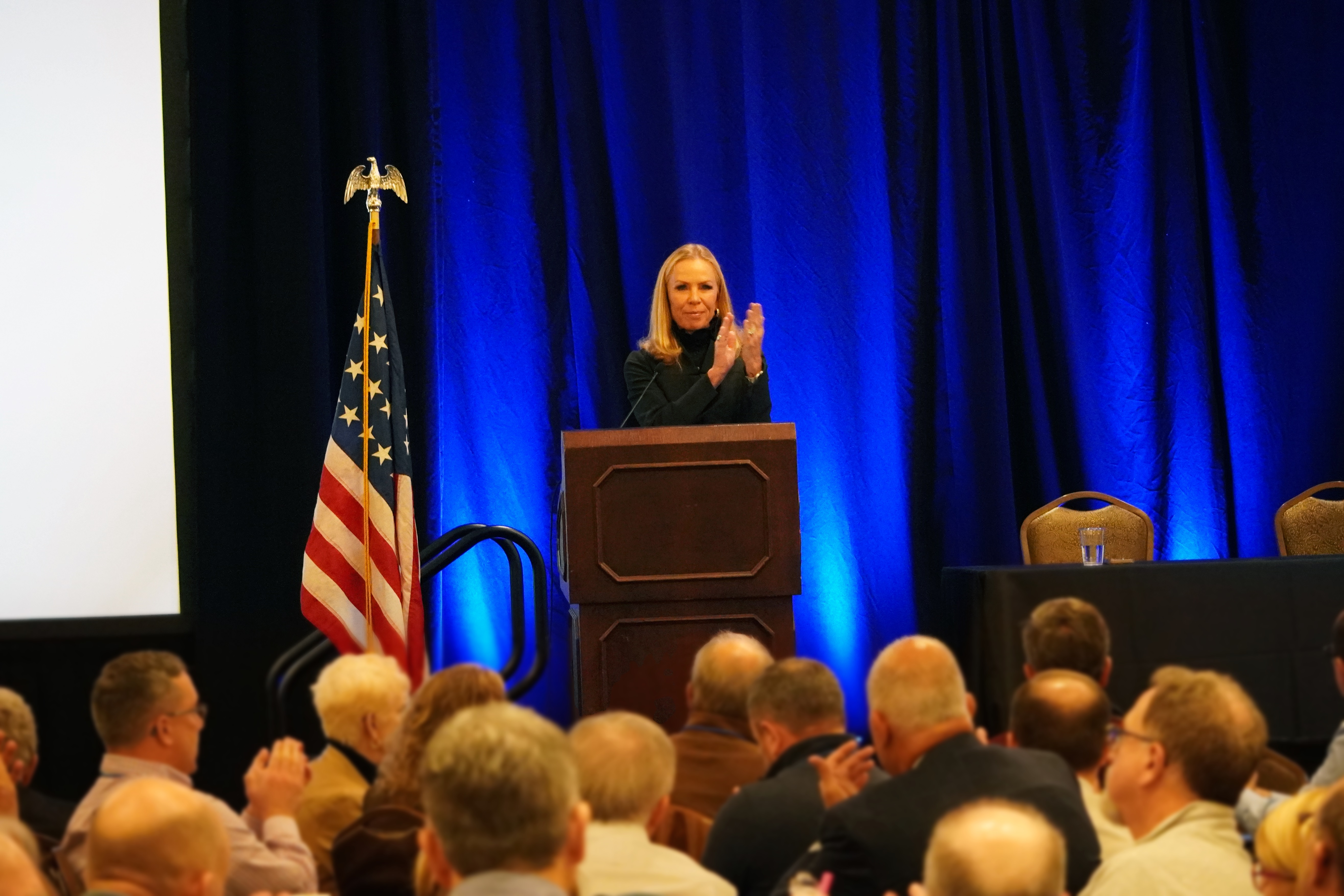 Chief Justice Ziegler provided updates on key initiatives, including judicial security, mental health, attorney shortages, and eliminating case backlogs