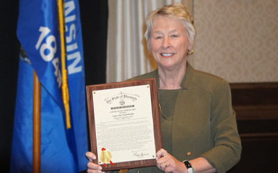 Justice Ann Walsh Bradley honored with proclamation at Judicial Conference