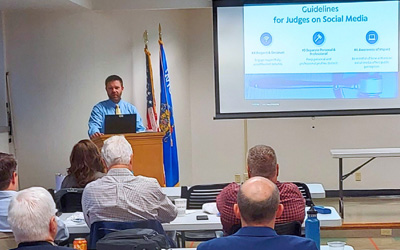 District 10 judges participate in training and development sessions